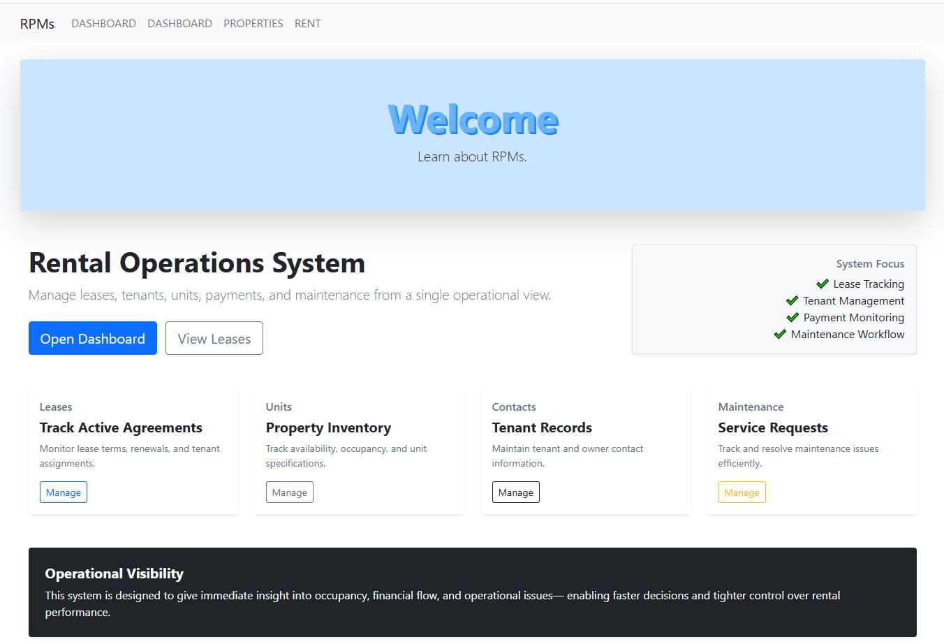 Business software concept example